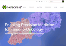 Tablet Screenshot of personalis.com